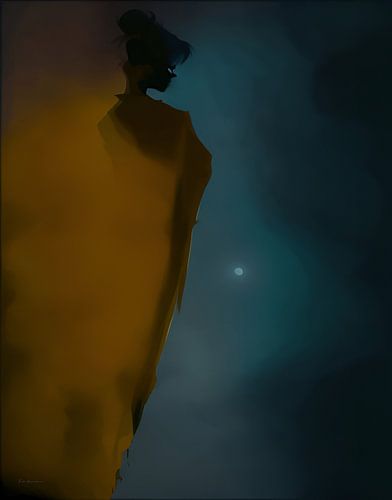 Een serenade van een silhouet