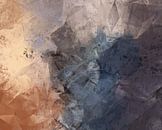 Terra, Taupe und Flieder. Moderne abstrakte Kunst. Kristalle. von Dina Dankers Miniaturansicht