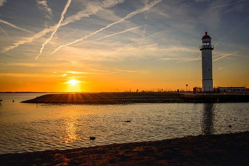 the lighthouse of hellevoetlsuis