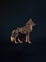 Fenrir - Mythological wolf design