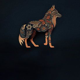 Fenrir - Mythologisch wolf  ontwerp van Sanna Folkki