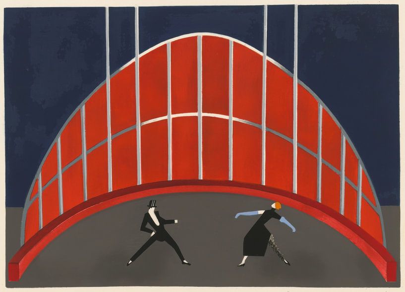 Alexandra Exter – Maquettes de Théatre 07 (1930) von Peter Balan