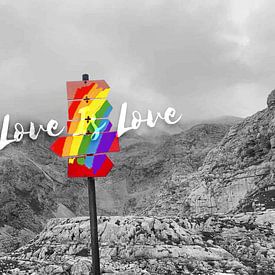 Regenbogen-Liebeszeichen von Beautiful Company Studio Design (bcstudio)