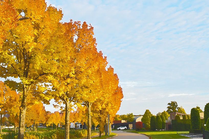 L'art numérique de Weert en automne par Jolanda de Jong-Jansen