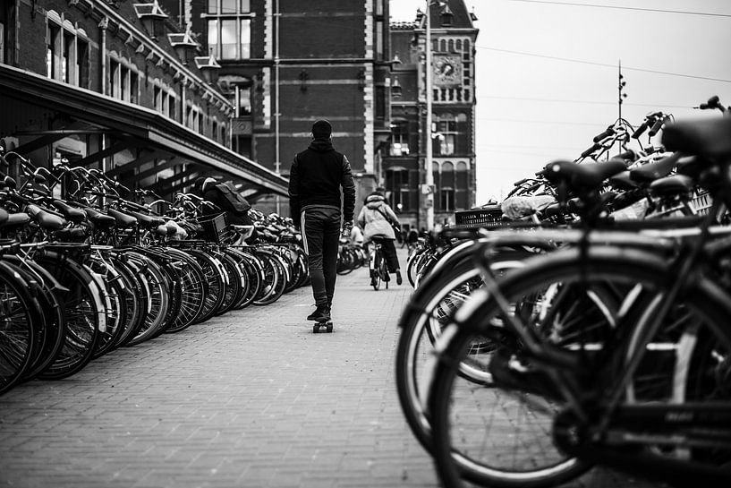 Fahrradabstellplatz in Amsterdam von Bart Rondeel