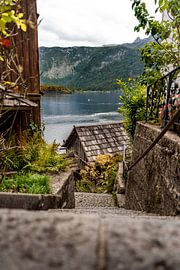 View of Lake Hallstättersee Austria by Esmé Gernette