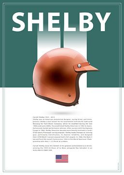 Carroll Shelby Racing Helmet by Theodor Decker