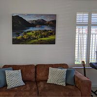 Klantfoto: Lake District van Frank Peters, op canvas