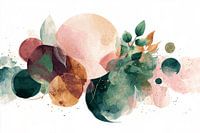 Botanische Abstract in Aquarel no.6