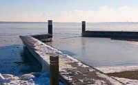 Frozen water at the dock van Brian Morgan thumbnail