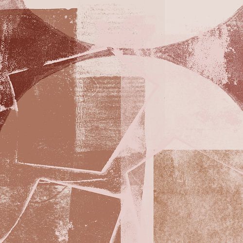 Raw Romance. Moderne abstracte kunst in warme kleuren IX