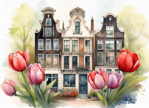 Amsterdam Holland van Thea Mekkelholt
