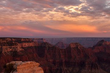 Zonsondergang Grand Canyon van Stefan Verheij