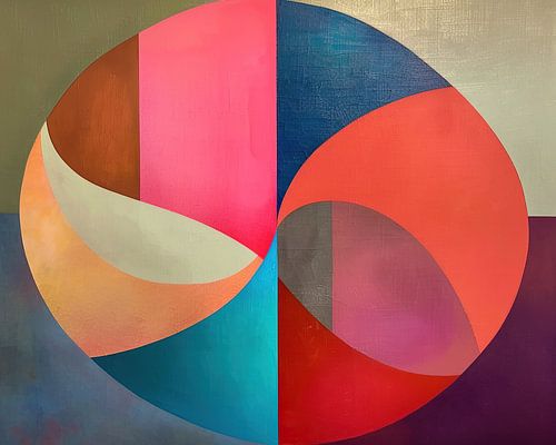 Œuvre d'art abstraite