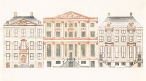 Amsterdamer Grachtenhäuser an der Herengracht, Cornelis Danckerts (II), 1696-1706