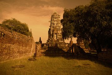 Ruin in Ayutthaya, Thailand by MM Imageworks
