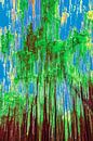 Wald und ein klarer blauer Himmel von Dick Jeukens Miniaturansicht