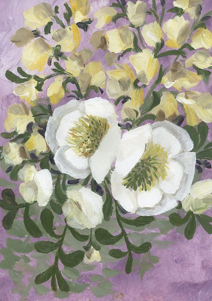 Raelynna malerische Blumen von Rosana Laiz Blursbyai