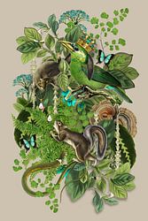 Emerald Forrest Green Collage
