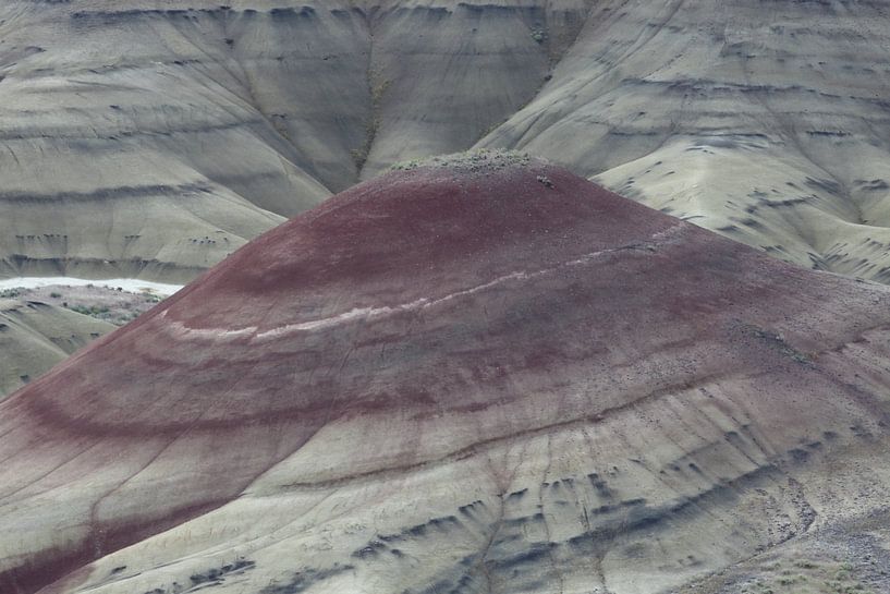 Painted Hills dans le John Day Fossil Beds National Monument à Mitchell City, comté de Wheeler, nord par Frank Fichtmüller