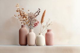 Dried Flowers in Pink Shades iv by Studio BB
