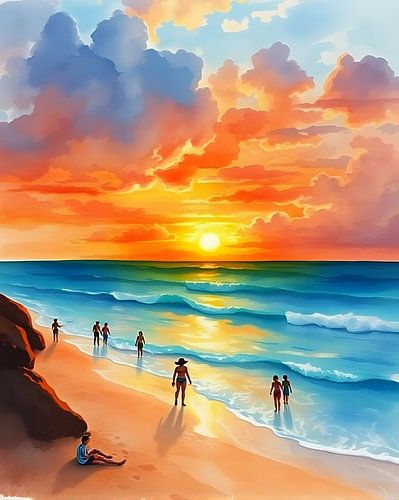 Ocean Breeze and Fiery Skies