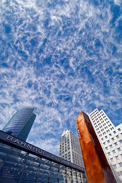 BERLIN Potsdamer Platz | Minimalist Skyline van Melanie Viola