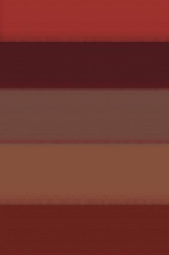 Strepen in rood, taupe, terra. Moderne abstracte kunst.