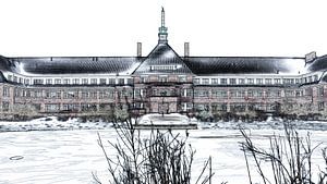 Maison de Westerlicht dans la neige, 2021