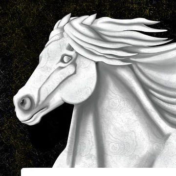 De Omgekeerde Tweeling Marmeren Paarden van Felicia Lyin