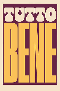 Tutto Bene – Italienische Retro Typografie