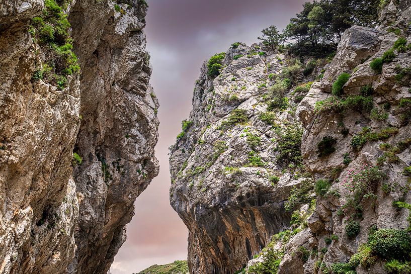 The rocks in love of the Kotsifou Gorge, Crete, Greece by Chantalla Photography