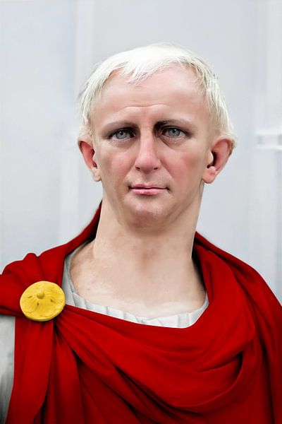 Imposante Afbeelding van Keizer Claudius: Symbool van Kracht en Intelligentie van Elianne van Turennout