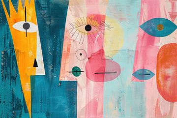 Abstract kunst Picasso art van Kunst Kriebels