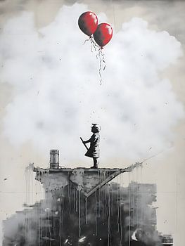 Banksy Hommage never give up