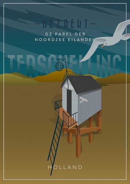 Ferienhaus in De Hoek auf Terschelling von Studio Eke van Mansvelt