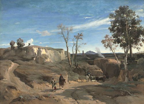 La Cervara, de Romeinse Campagna, Jean Baptiste Camille Corot