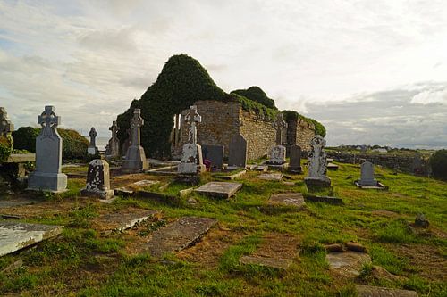 De ruïnes van de middeleeuwse kerk van Kilmacreehy