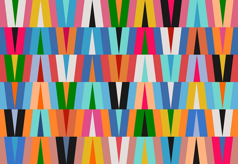 Geometric with Triangles by Angel Estevez