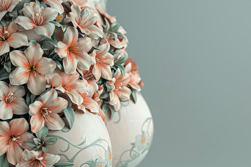 Floral art by Egon Zitter