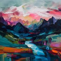 Abstrakte Landschaft