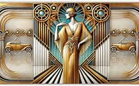 Elegant Art Deco Scene
