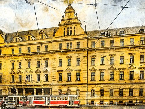 Praagse aquarelkunst #Praag