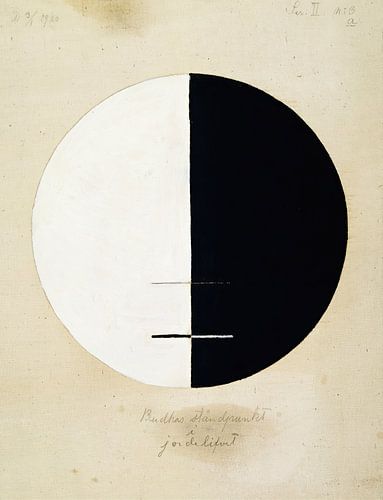 Buddhas Standpunkt im irdischen Leben Nr. 3 (1920) von Hilma af Klint