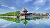 Palastmuseum Peking spiegelt sich in einem blauen Kanal von Tony Vingerhoets Miniaturansicht