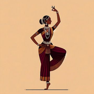Indian Dancing by Art Kingdom