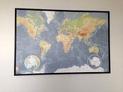 Customer photo: Classic World Wall Map by MAPOM Geoatlas