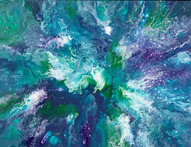 Fluid Art n° 152 sur GreenART by Hubert Fenzl