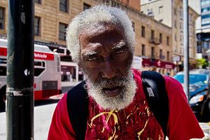 Obdachloser Mann San Francisco von Remco Artz