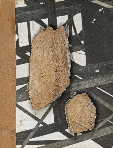 Kurt Schwitters - Zonder titel (Met stalen liggerconstructie) (1943)